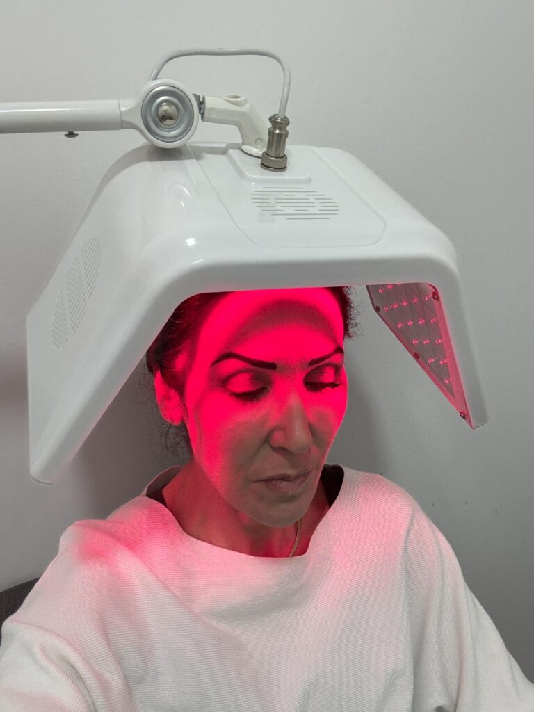 Red Light Therapy Treatment For Hair Regrowth At A Professional Hair Clinic