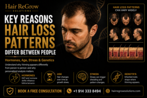 Key Reasons Why Hair Loss Patterns Differ: Hormones, Age &Amp; Stress
