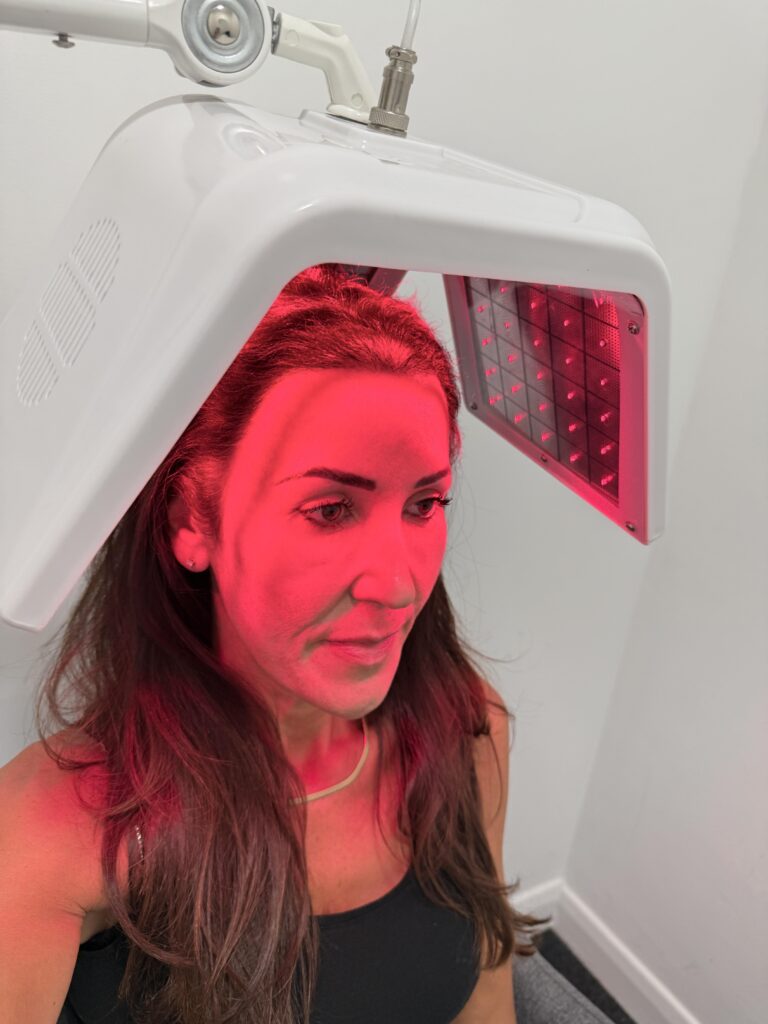 Red Light Therapy Treatment For Hair Regrowth At A Professional Hair Clinic